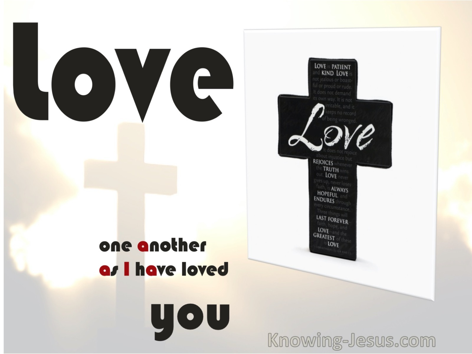 John 3:34  Love As I Have Loved (devotional)03:25 (white)